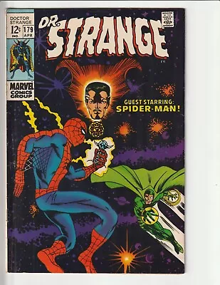 Buy Doctor Strange #179 Nice VG/F Spider-Man App. Marvel Comics 1969 • 33.57£