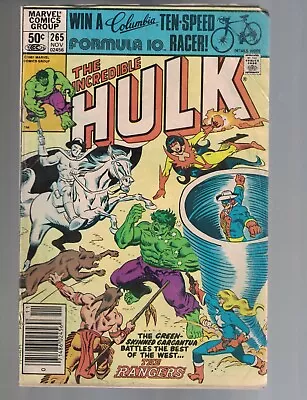 Buy 1981 Incredible Hulk #265 - First Rangers And Firebird • 5.47£