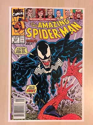 Buy The Amazing Spider-Man #332 NEWSSTAND Venom Erik Larson Cover Marvel Comics 1990 • 23.65£