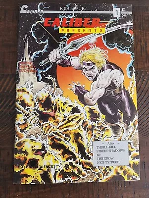 Buy Caliber Presents #1 White Pages, 1st Appearance Of THE CROW. Nice  Key Book • 336.01£