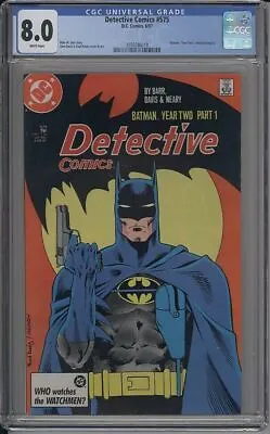 Buy Detective Comics #575 - Cgc 8.0 - Batman  Year Two  Storyline Begins • 45.85£