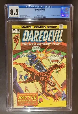 Buy Daredevil #132 CGC 8.5 2nd Appearance Of Bullseye Marv Wolfman Marvel • 79.15£