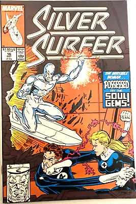 Buy Silver Surfer # 16.  2nd Series. October  1988. Fantastic Four. Marvel.  Vfn/nm • 7.19£