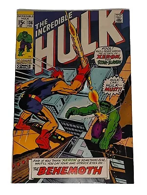 Buy Incredible Hulk #136 4.0   1st App Xeron The Starslayer Marvel 1971 Nice • 11.95£