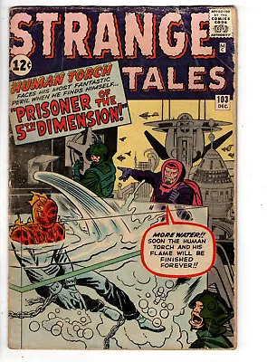 Buy Strange Tales #103 (1962) - Grade 2.5 - 1st Appearance Of Zemu - Human Torch! • 47.97£