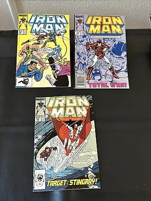 Buy Invincible Iron Man Lot Of 3 #224, 225, 226 Marvel Comics Lot Of 3 • 19.98£