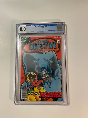 Buy Detective Comics #474 CGC 8.0 White Pages First Modern Appearance Of Deadshot • 102.91£