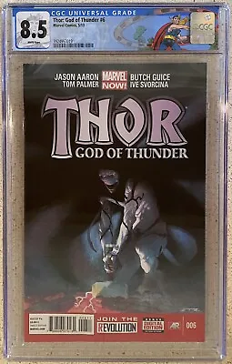 Buy THOR: GOD OF THUNDER #6 (2013)CGC 8.5 Origin Gorr The God Butcher Cameo Of Knull • 39.38£