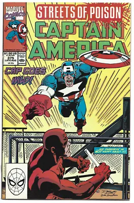 Buy Marvel Captain America #375 1990, VS.  Daredevil NM/VF Range, Ron Lim Art • 3.76£