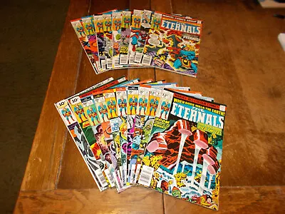 Buy The Eternals - Complete Set Of 19 Issues 1-19 - Marvel 1976 Jack Kirby • 199.95£