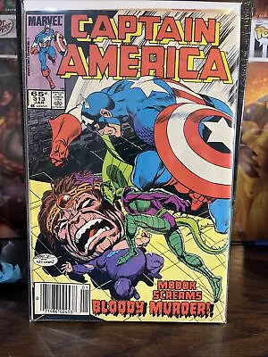 Buy Captain America #313 Serpent Society Kills MODOK Byrne Cover Marvel 1985 • 3.21£