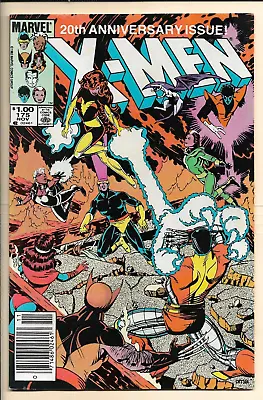 Buy Uncanny X-Men #175 VF+ (1983) Wedding Of Cyclops And Madelyne Pryor! Newsstand! • 7.91£