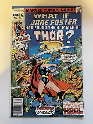 Buy WHAT IF? #10 (1978) What If Jane Foster Had Found The Hammer Of Thor? 1st App! • 59.96£