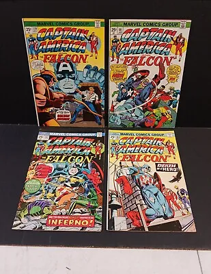 Buy Captain America #179, 181, 182, 183 (X4) Lot (Sal Buscema/Falcon) Marvel Comics  • 37.05£
