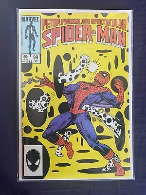 Buy Peter Parker Spectacular Spiderman #99 1st App Spot Marvel Comics 1985 F/VF • 11.86£
