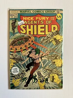 Buy Nick Fury And His Agents Of SHIELD #4 (Marvel, 1973) VG- • 6.36£