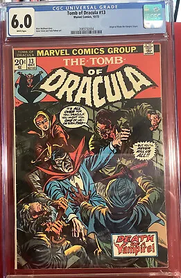 Buy Tomb Of Dracula #13 FN 6.0 Origin Blade 1st Cameo Deacon Frost! Marvel 1973 • 90.84£