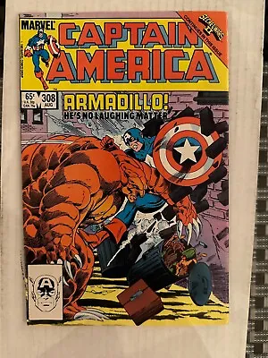 Buy Captain America #308  Comic Book  1st App Armadillo • 1.83£