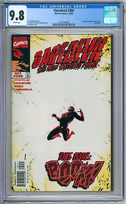 Buy Daredevil 380 CGC Graded 9.8 NM/MT Last Issue Marvel Comics 1998 • 80.39£
