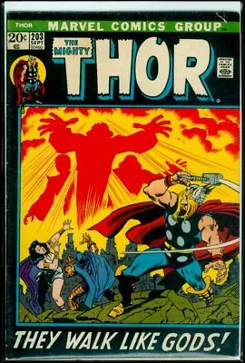 Buy Marvel Comics The Mighty THOR #203 VG+ 4.5 • 4.76£
