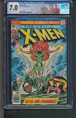 Buy X-men 101 CGC 7.0 Off-White To White Pages 1st App Phoenix • 351.79£