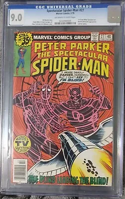 Buy Peter Parker: Spectacular Spider-Man #27, CGC 9.0. 1st Frank Miller Daredevil • 87.44£