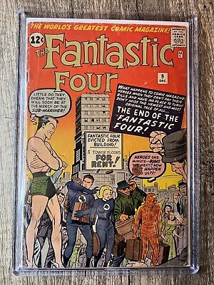 Buy Marvel Comics December 1962 #9 Fantastic Four At Mercy Of Sub-Mariner • 138.77£