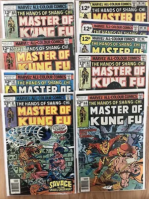 Buy Master Of Kung Fu # 61 62 63 64 66 67 68 69 70 Bronze Age Marvel • 12.50£