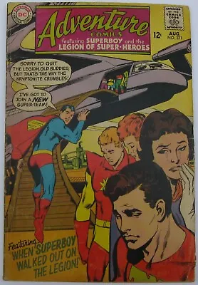 Buy Adventure Comics #371 (Aug 1968, DC), G (2.0), Copy B, Intro Chemical King • 9.59£
