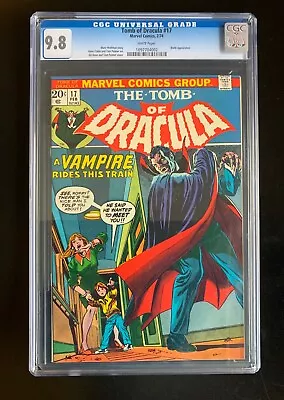 Buy TOMB OF DRACULA #17  CGC 9.8 -WHITE PGS-  KEY Blade  Bit  Issue - RARE In 9.8 • 839.50£