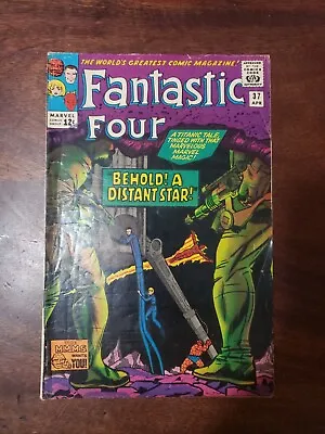 Buy Fantastic Four #37 (1965) - Kirby, Lee - 1st Anelle, Mother Of Hulkling • 33.75£