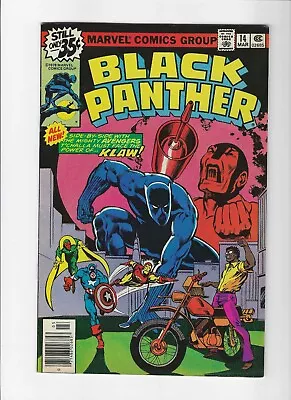 Buy Black Panther #14 Newsstand  1977 Series Marvel Bronze Age • 29.79£