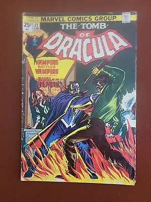 Buy Tomb Of Dracula # 21 - Marvel Comics • 6/1974 • Early Blade Appearance • Key! • 6.42£