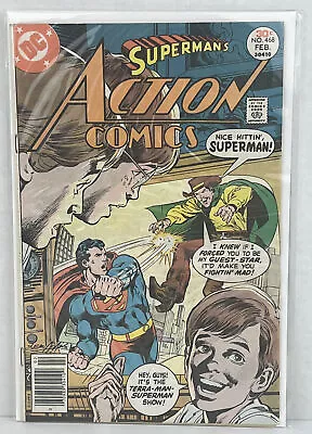 Buy Action Comics 468 1st Use Of The Iconic ‘Bullet’ DC Logo On An Action Cover • 8.10£