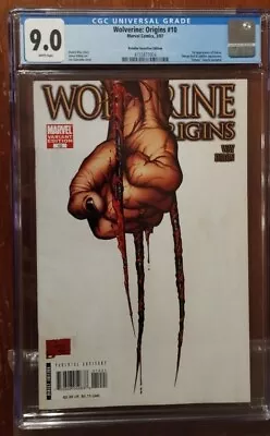 Buy Wolverine Origins 10 CGC 9.0 3rd Claw Variant 1:100 Rare! • 316.84£
