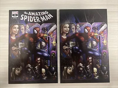 Buy Amazing Spider-Man #6 / 900 Clayton Crain Trade & Virgin Variant Set Marvel 2022 • 47.43£
