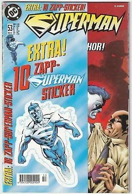 Buy SUPERMAN #53 + Sticker, Dino Comics/DC Comics 1999 COMICHEFT Z2 • 2.15£