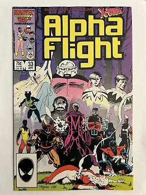 Buy Alpha Flight #33 Marvel 1986 1st Appearance Lady Deathstrike X Men NM • 19.76£