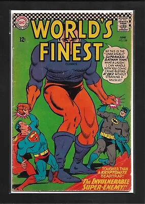 Buy World's Finest Comics #158 (1966): Curt Swan Cover Art! Silver Age DC Comics! VG • 10.24£