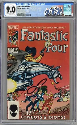 Buy Fantastic Four #272 (1984) CGC 9.0 - 1st Appearance Of Nathaniel Richards • 80.25£
