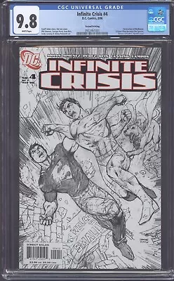 Buy Infinite Crisis #4 CGC 9.8 2006 Jim Lee Sketch Variant 2nd Print • 54.55£