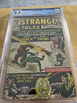 Buy Strange Tales #128 (Early Appearance Of Quicksilver And The Scarlet Witch) • 170.19£