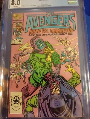 Buy 🔑 THE AVENGERS #269 CGC 8.0 Marvel 7/86 Roger Stern, John Buscema Tom Palmer  • 67.96£
