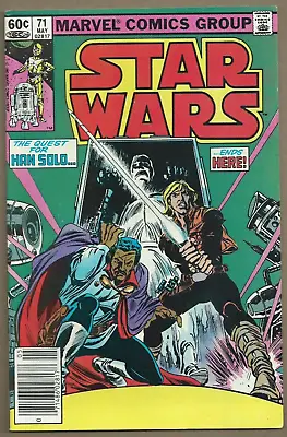 Buy 🛸star Wars #71*1983, Marvel*1st App. Of Bossk*ig-88*mark Jewelers*newsstand*vf- • 71.15£