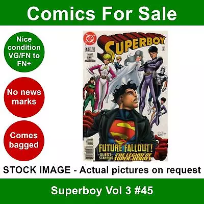 Buy DC Superboy Vol 3 #45 Comic - VG/FN+ 01 November 1997 • 3.99£