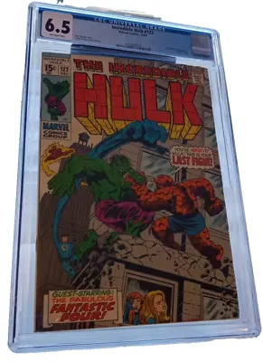 Buy Incredible Hulk #122 Cgc 6.5 Fantastic Four  Hulk Vs Thing Herb Trimpe • 99.29£