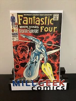 Buy Fantastic Four #72 (March 1968) VG/F (5.0) Stan Lee/Jack Kirby, Silver Surfer • 159.90£