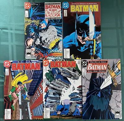 Buy Lot Of 11 Batman 420, 422, 424, 425, 433 - 439 • 40.17£