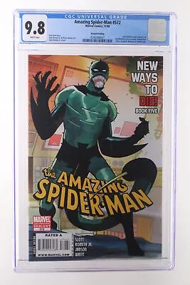 Buy Amazing Spider-Man #572 - Marvel Comics 2008 CGC 9.8 Anti-Venom, 2nd PRINT • 157.53£