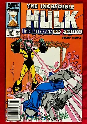 Buy 1990 Incredible Hulk 366 Marvel Comic NEWSSTAND Key App Dale Keown Stan Lee • 6.71£